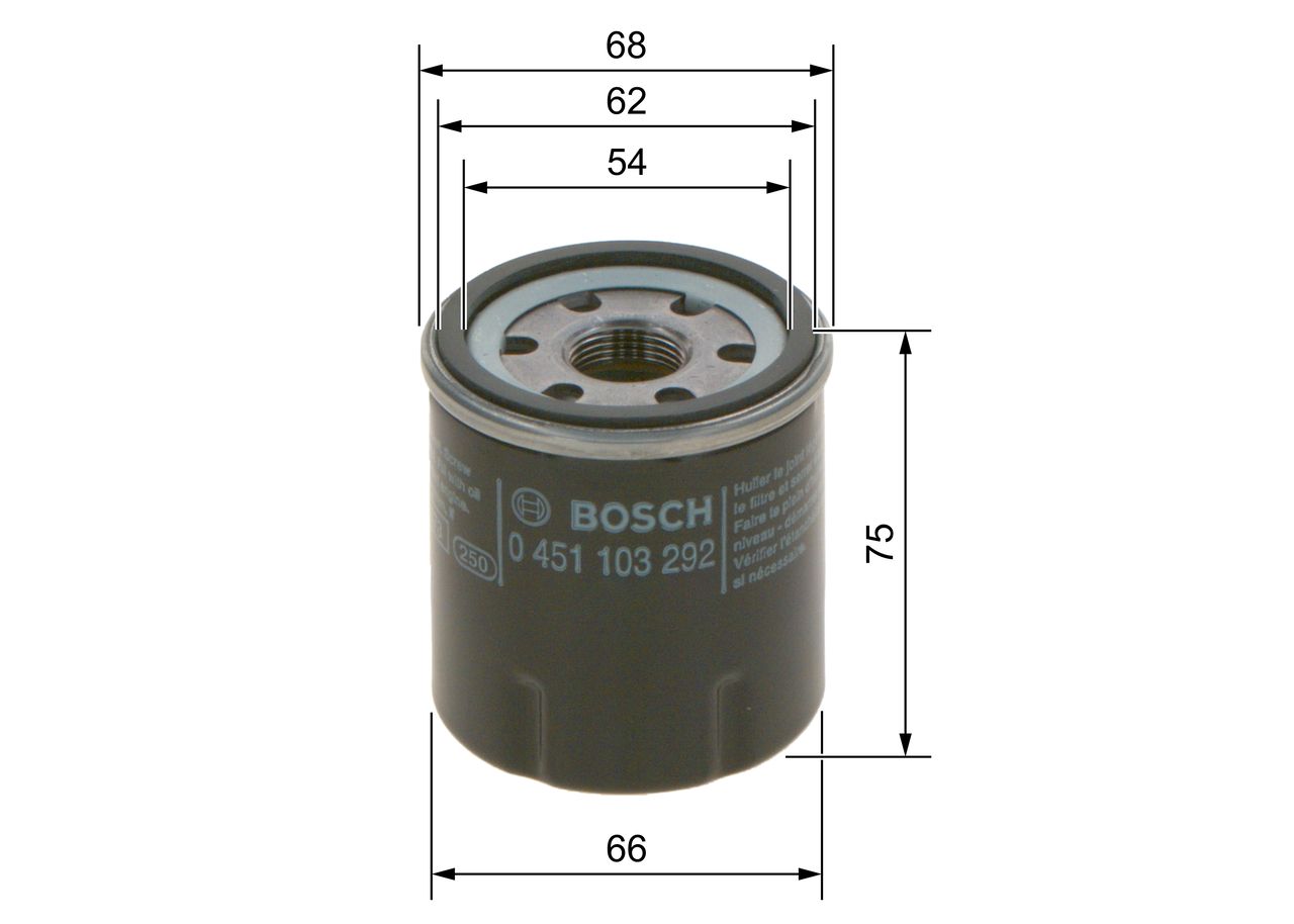 BOSCH 0 451 103 292 - Ölfilter