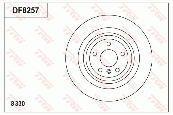 TRW BRAKE DISC - TecDoc Only