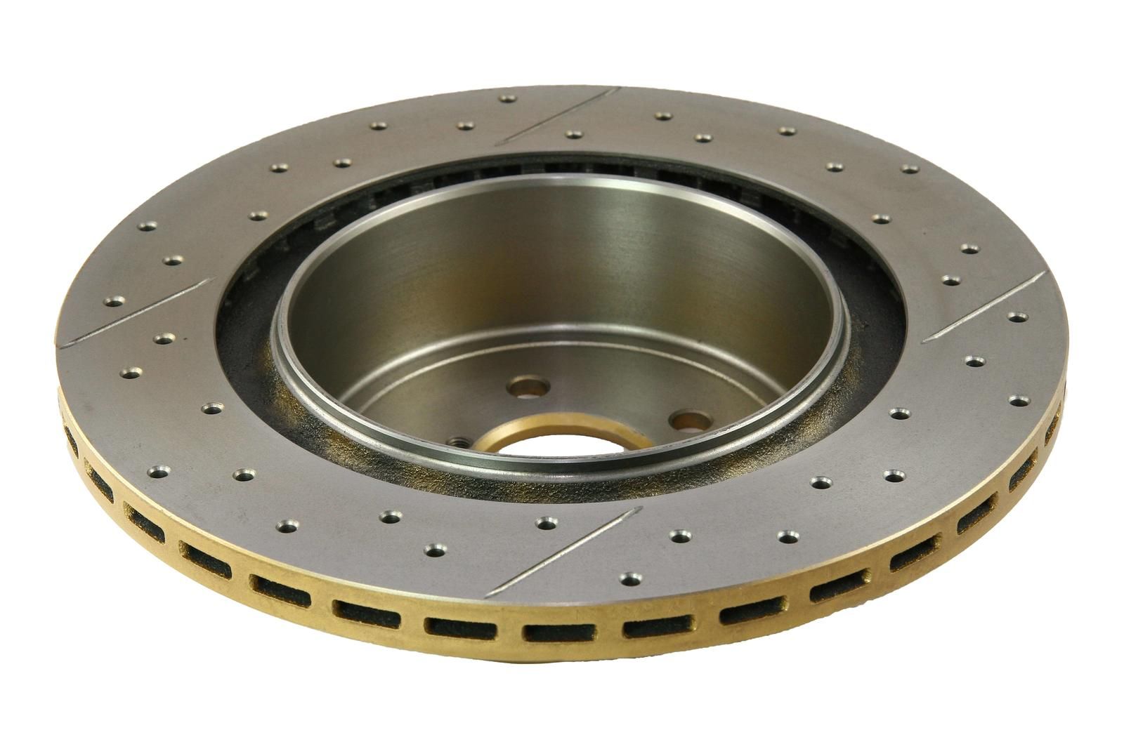 Street Gold Cross-drill/slotted KP [ Subaru WRX Upgrade 170mm H/B 92-> R ] - TecDoc 2