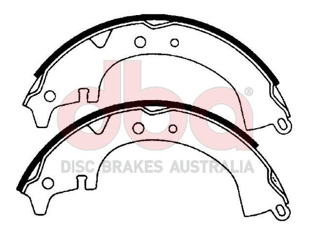Street Series Brake Shoes [Toyota 1974-99 228.6mm] - TecDoc Only