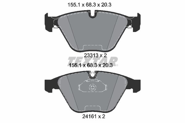 Brake Pad Set, disc brake 2331303