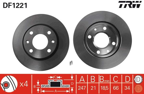 PAIRE DE DISQUES  9900