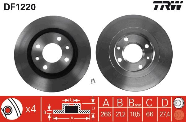 PAIRE DE DISQUES  9900