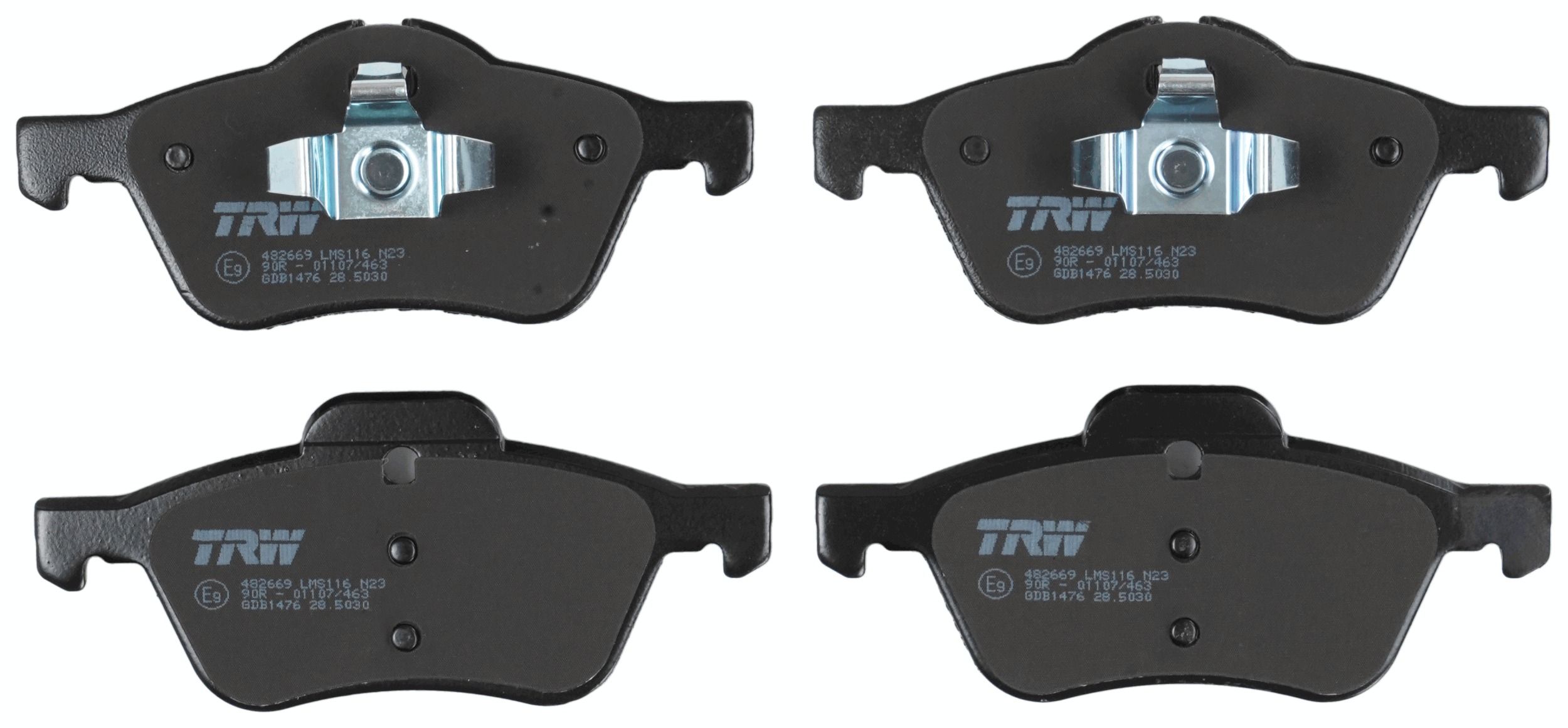 TRW DISC BRAKE PADS - TecDoc 2