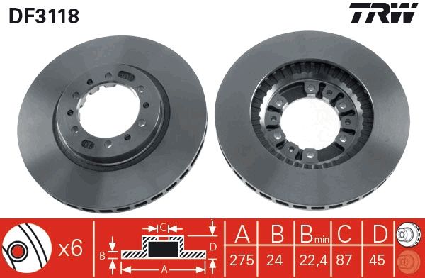 PAIRE DE DISQUES  9900