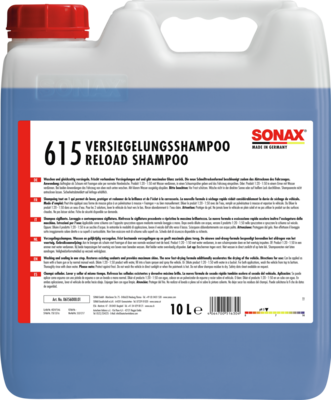 SONAX Reload Shampoo / 10 Liter
