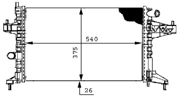 Radiador, refrigeración del motor