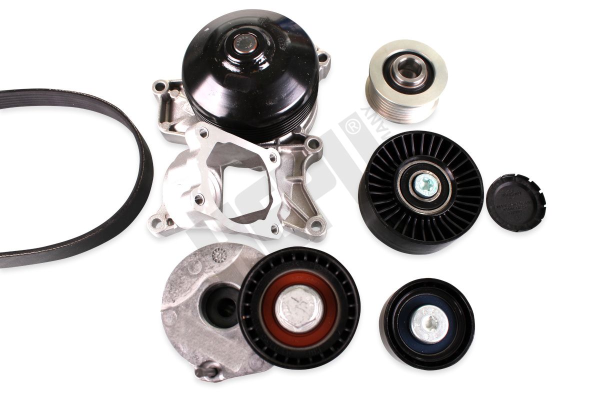 Water Pump + V-Ribbed Belt Kit PK04212