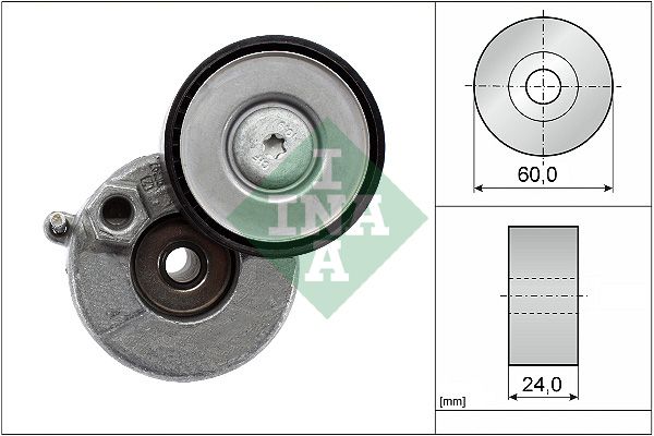 Belt Tensioner, V-ribbed belt 534 0728 10