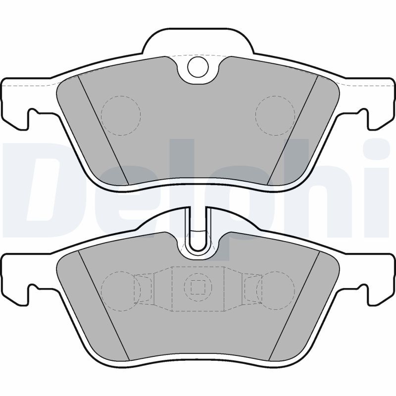 Brake Pad Set, disc brake LP1657