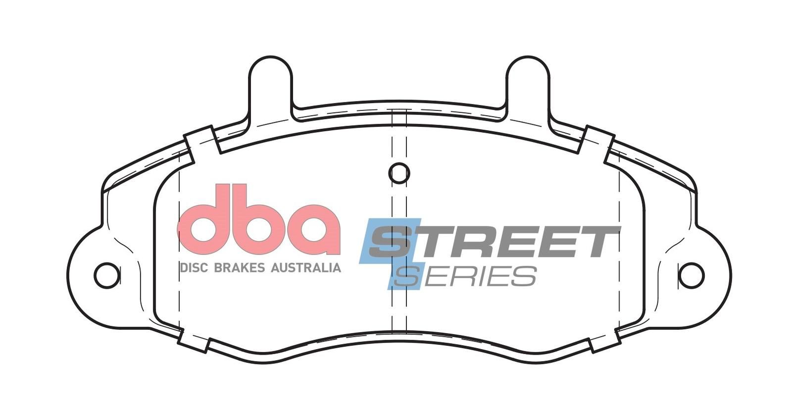 DBA SS STREET SERIES BRAKE PADS [ Ford Transit 1994-2000 F ] - TecDoc Only