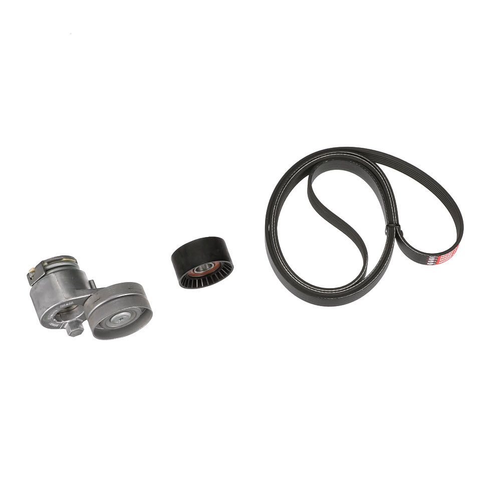 V formos rumbuotas diržas, komplektas