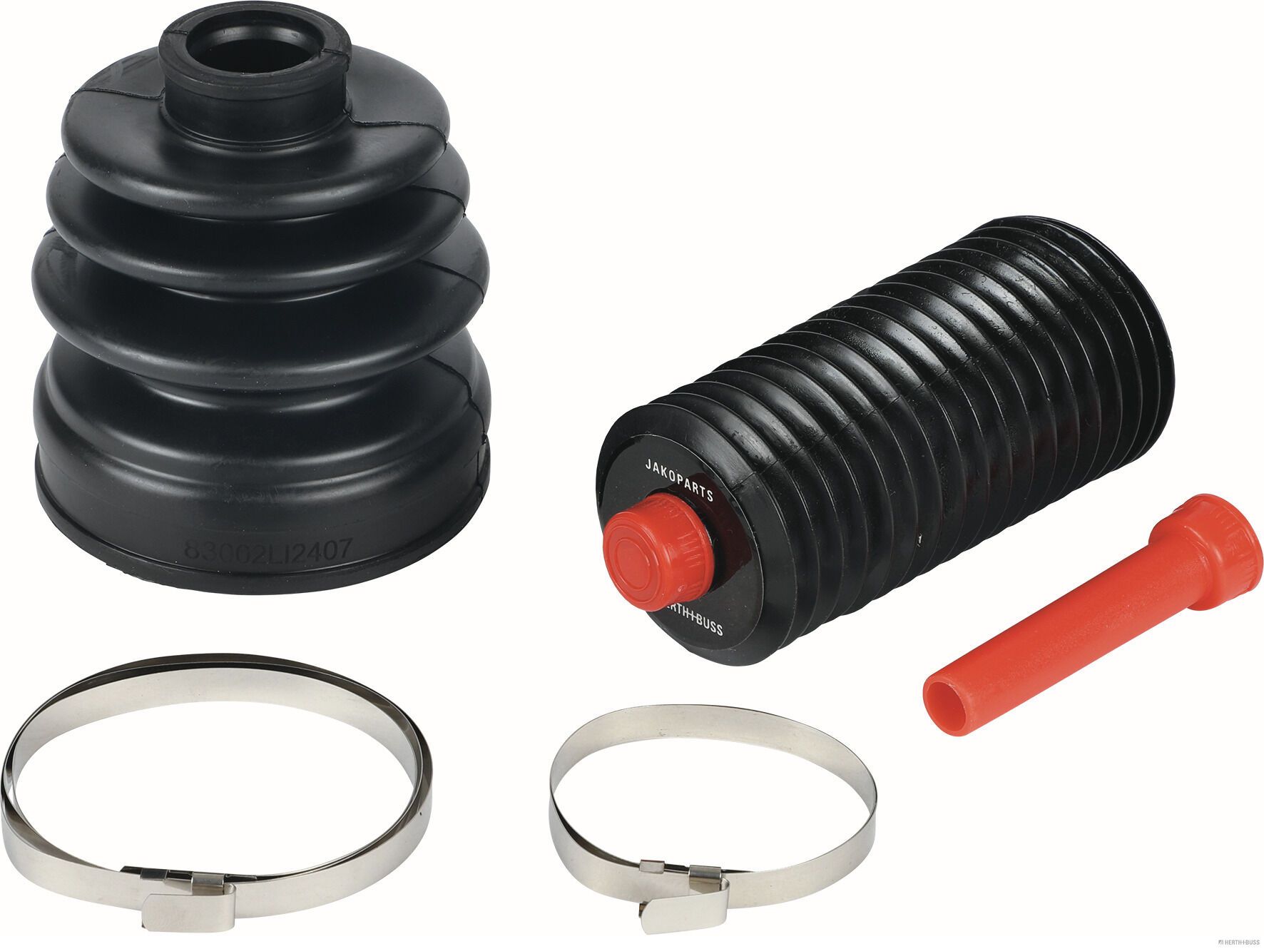 Faltenbalgsatz, Antriebswelle