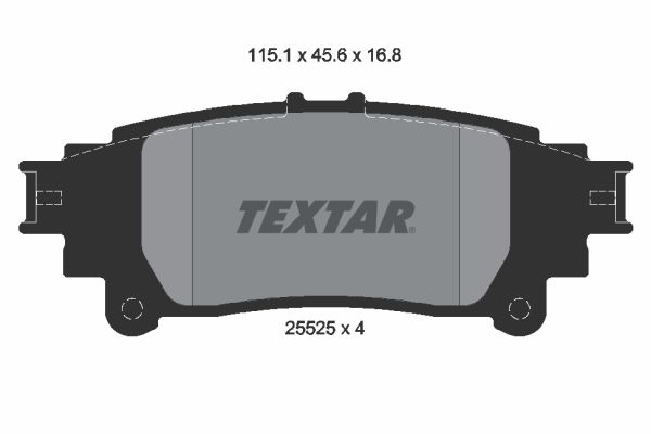 Brake Pad Set, disc brake 2552501