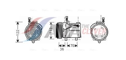 Kompressor, Klimaanlage