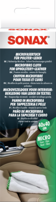SONAX MicrofaserTuch f&uuml;r Polster+Leder / 1 St&uuml;ck
