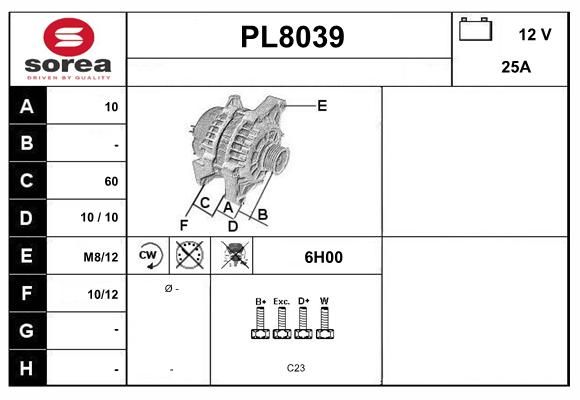 ALTERNATEUR PL -