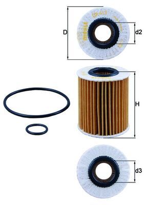 Oil Filter OX 413D1