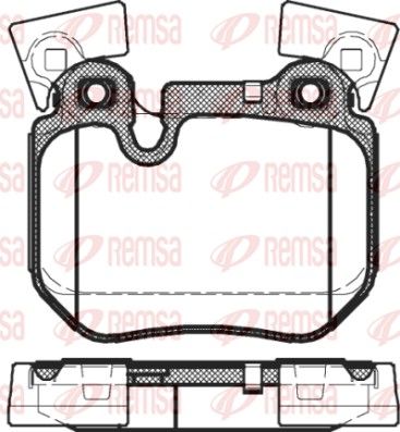 Premium Rear Brake Pad Set Premium Rear Brake Pad Set