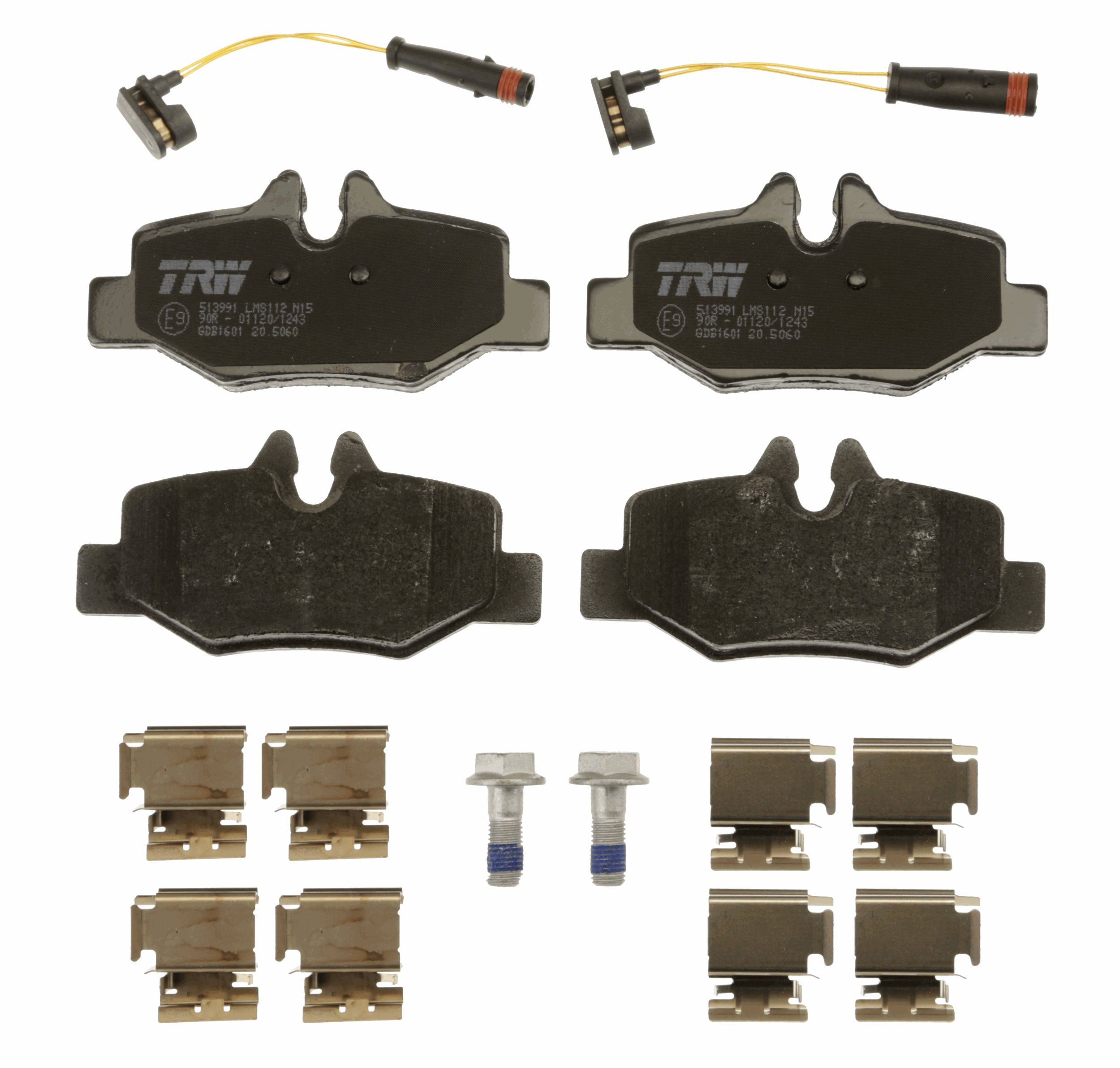 TRW DISC BRAKE PADS - TecDoc 2