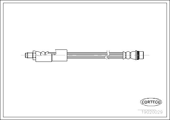 FLEXIBLE DE FREIN RENAULT R25  0705