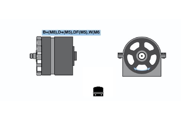 0 120 600 582 BOSCH generátor
