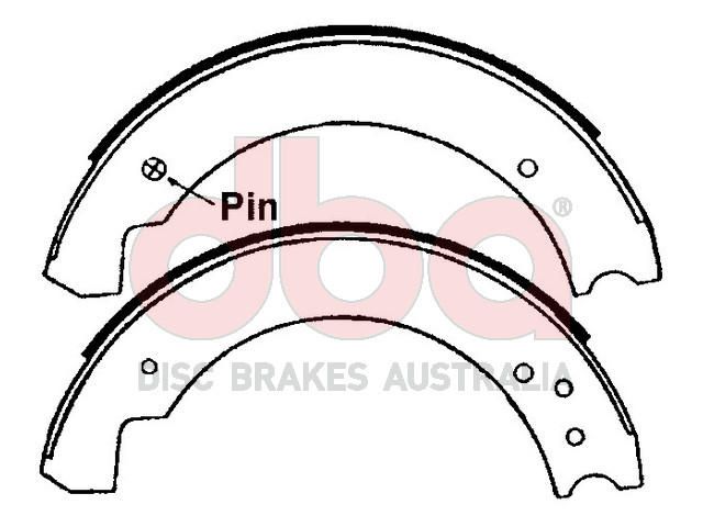 Street Series Brake Shoes [Landrover 2/2A & 3 1958-80 254mm] - TecDoc Only