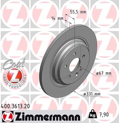 Brake Disc 400.3613.20