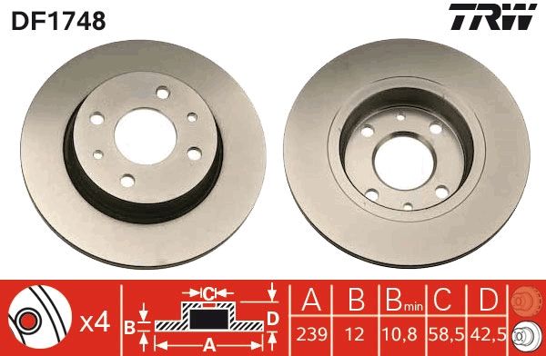 PAIRE DE DISQUES  9900