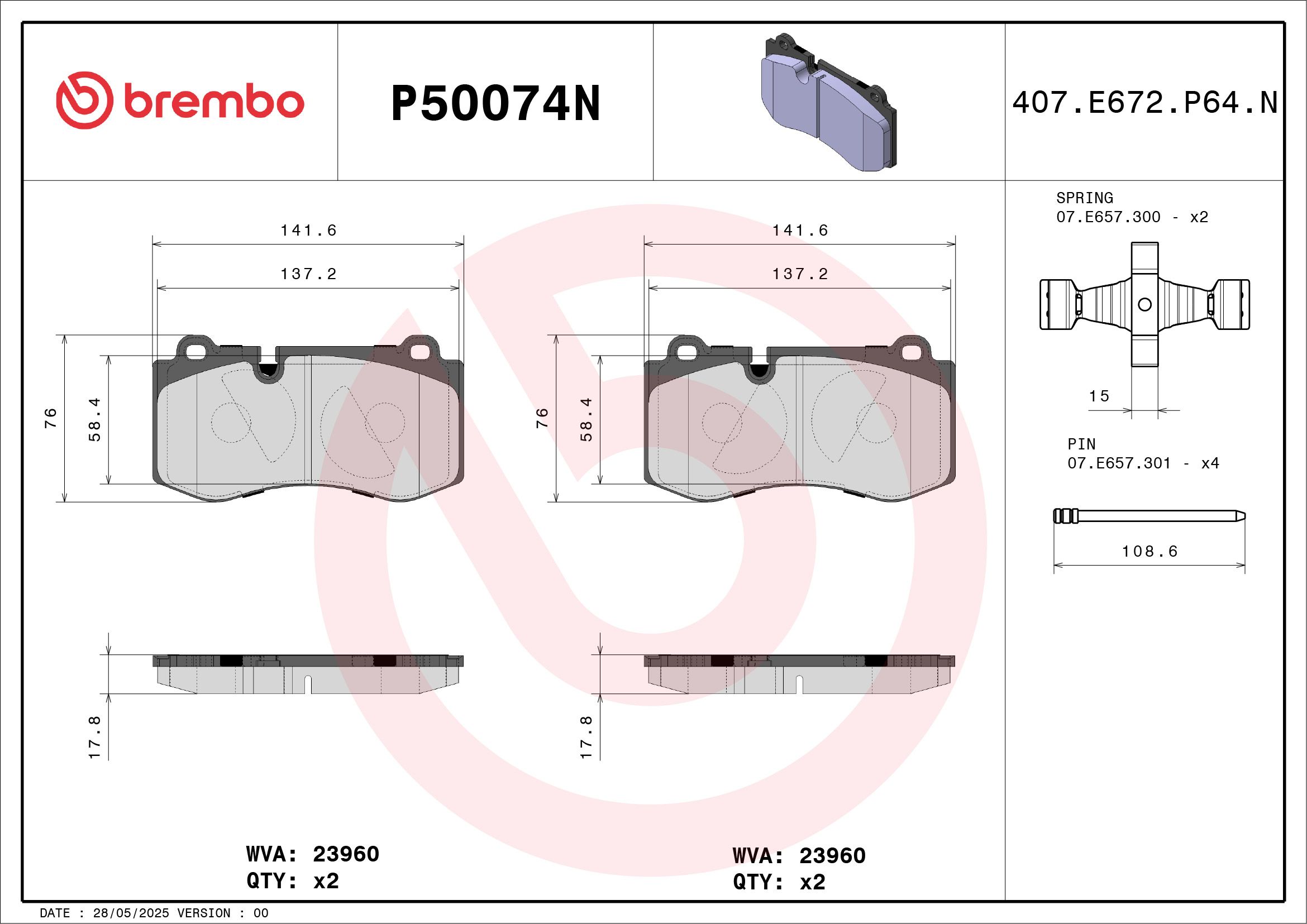 MERCEDES BENZ CL500 C216 07-10 (FRT) - TecDoc 1
