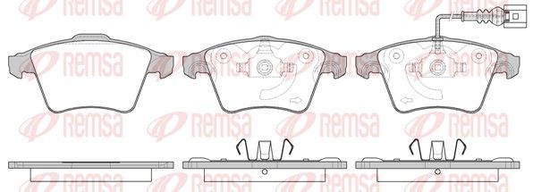 Brake Pad Set, disc brake 1045.11