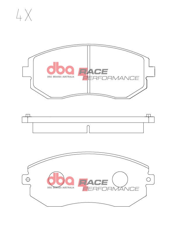 DBA RACE BRAKE PADS [ SUBARU/ TOYOTA 86 2001-> F ] - TecDoc Only