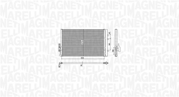Magneti Marelli 350203788000 Kondensator, Klimaanlage