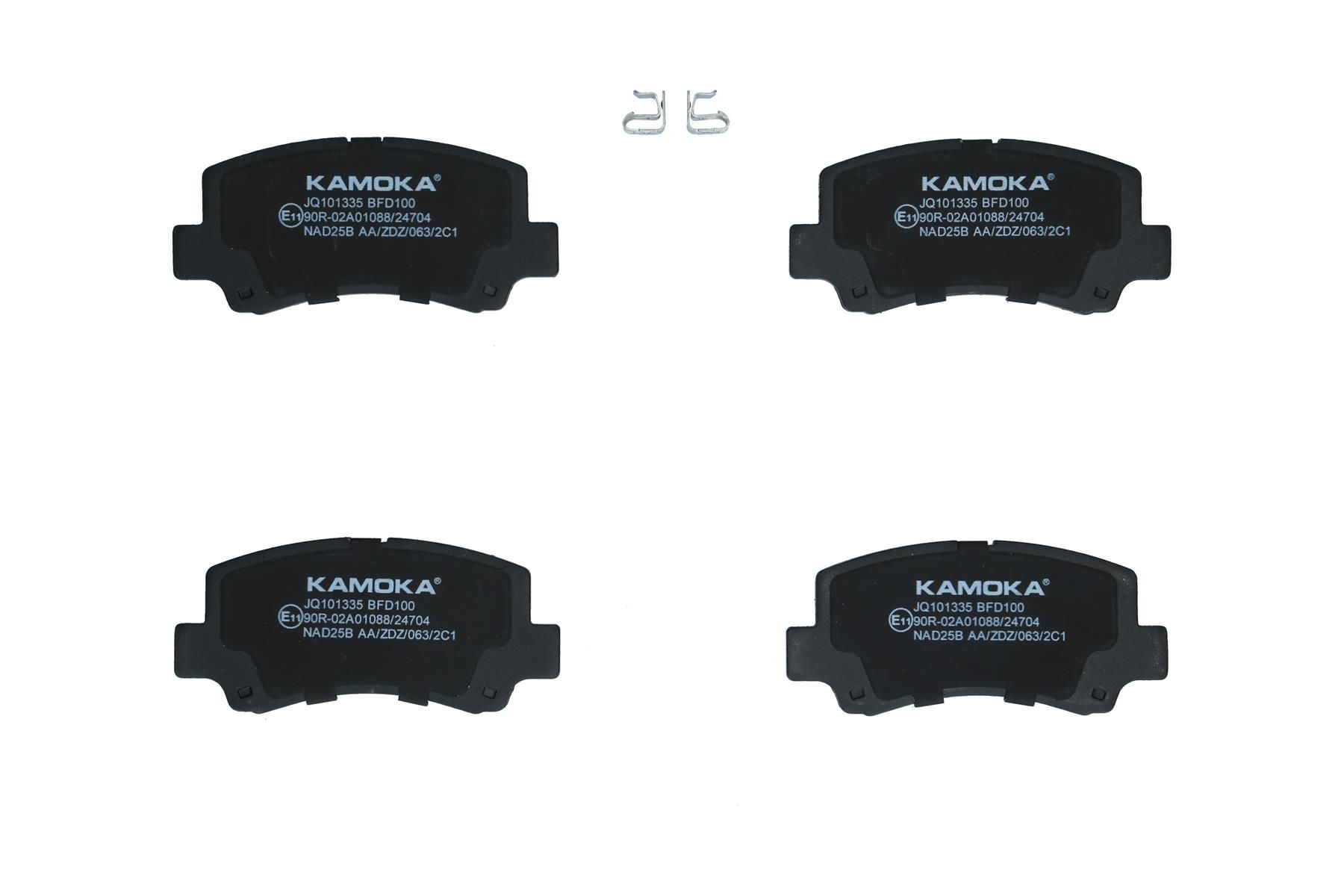 KAMOKA JQ101335 - Bremsbelagsatz, Scheibenbremse