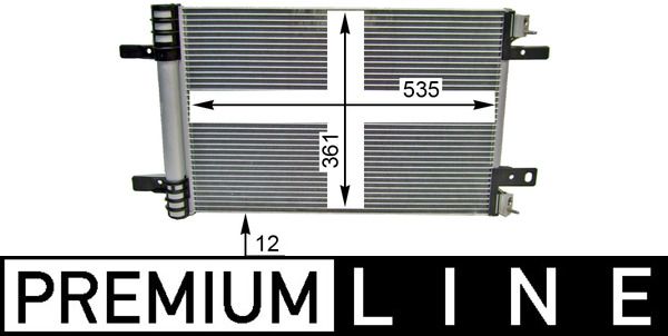 AC 886 000P MAHLE BEHR *** PREMIUM LINE *** kondenzátor, klíma
