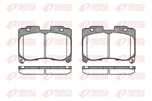 Premium Front Brake Pad Set