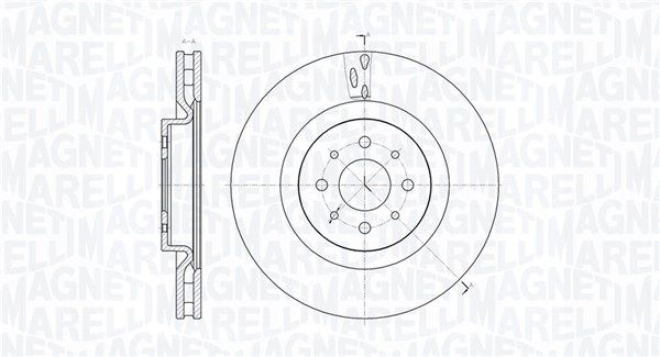361302040766 MAGNETI MARELLI féktárcsa