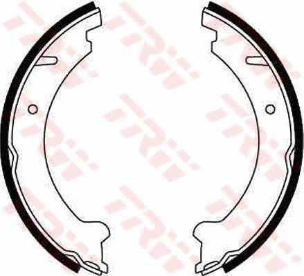 Brake Shoe Set, parking brake GS8599