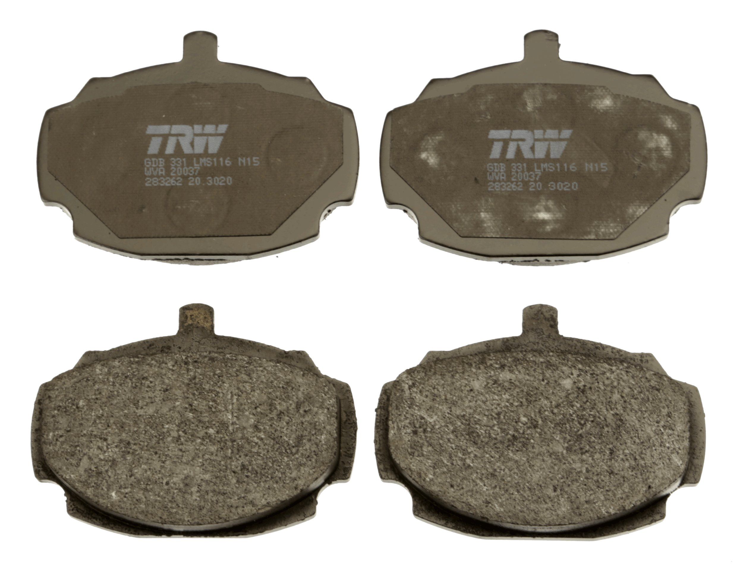 TRW DISC BRAKE PADS - TecDoc 2