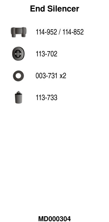 Endschalld&auml;mpfer