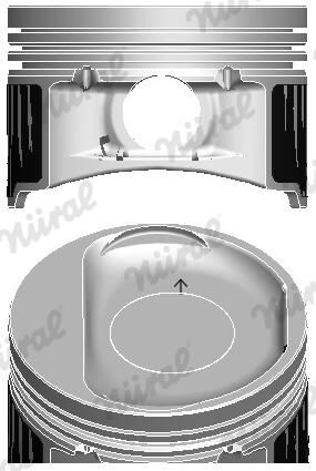 N&Uuml;RAL 87-436800-00 - Kolben