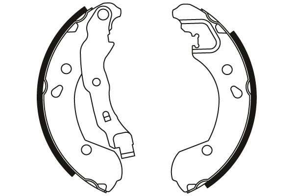 Bremsbackensatz