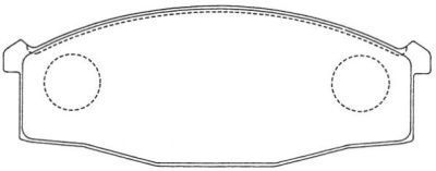 Juego de balatas de freno