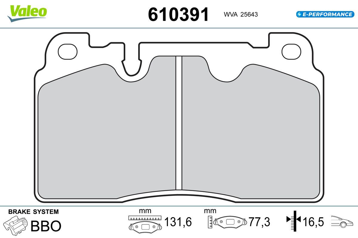 Bremsbelagsatz, Scheibenbremse