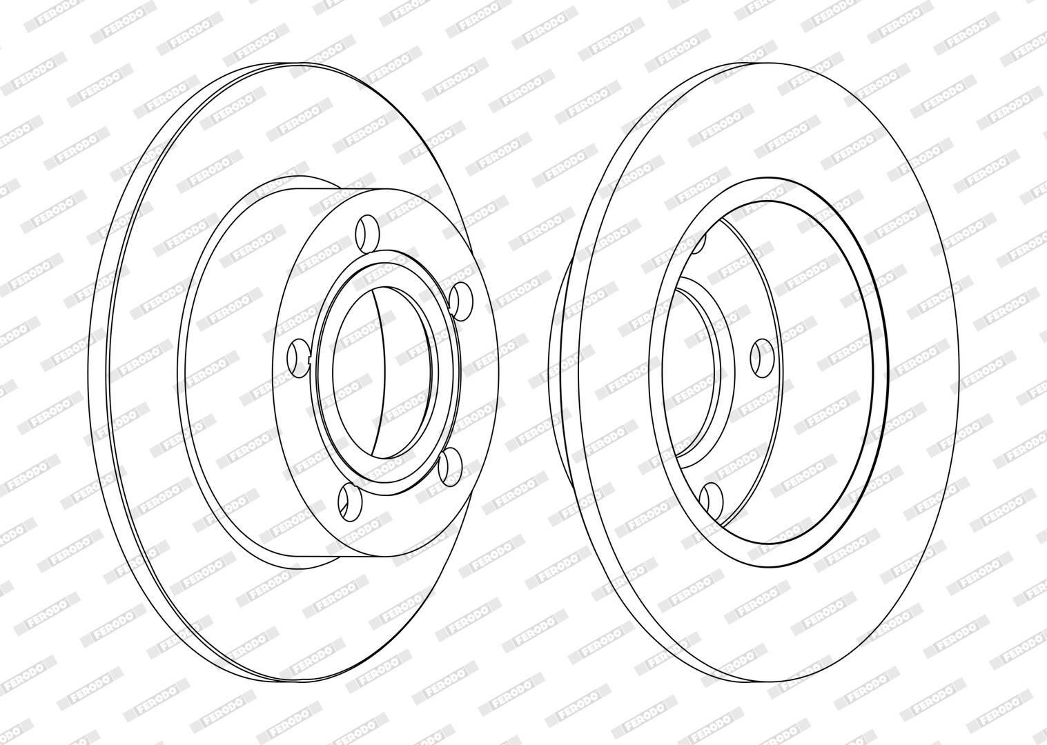 FERODO DDF1033C - Bremsscheibe PREMIER