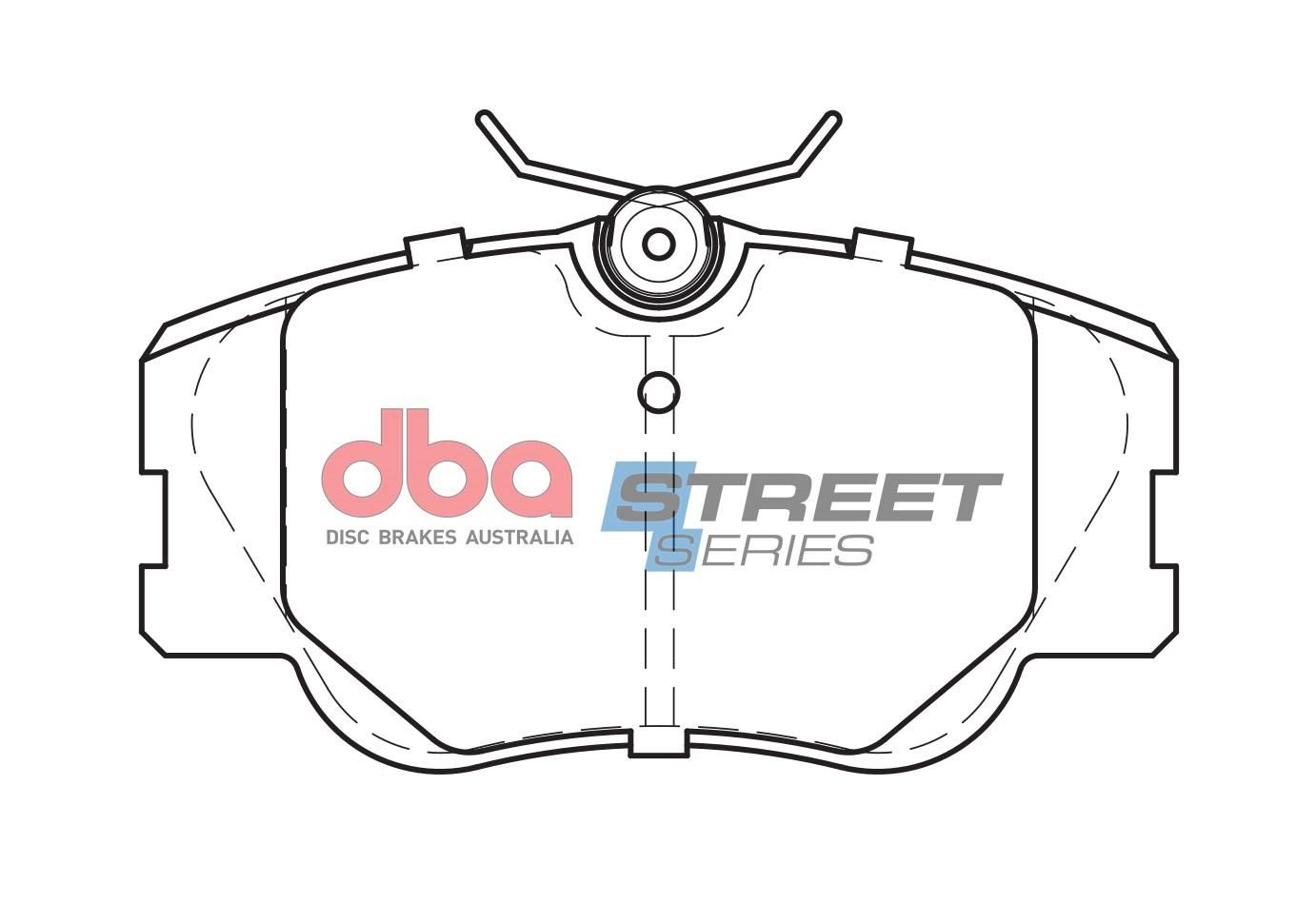 DBA SS STREET SERIES BRAKE PADS [ Mercedes Benz Kombi/Coupe/E-Class 1983 - 1998 F ] - TecDoc Only