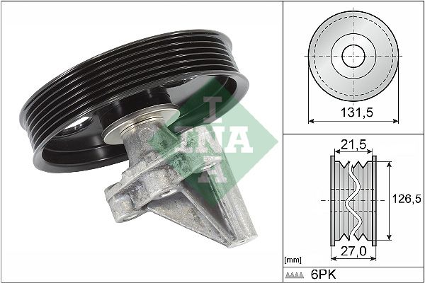 Deflection/Guide Pulley, V-ribbed belt 532 0354 10