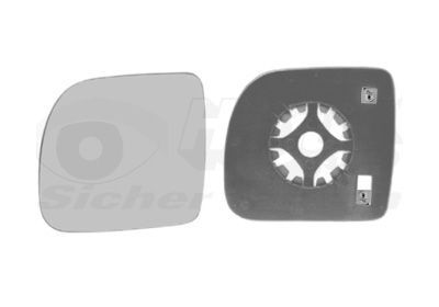 VAN WEZEL 4310837 - Spiegelglas, Außenspiegel * HAGUS *