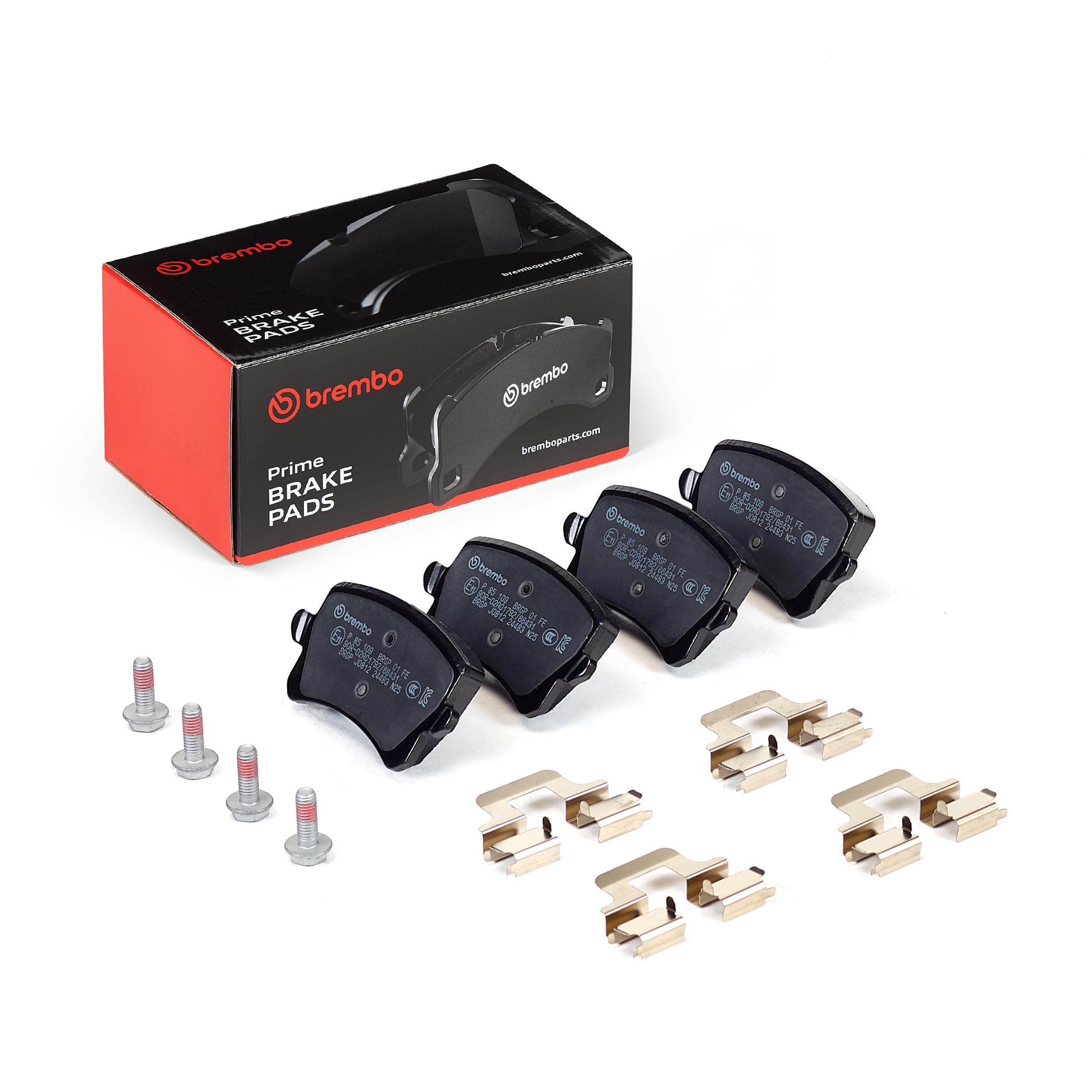 BREMBO P 85 109 - Bremsbelagsatz, Scheibenbremse PRIME LINE