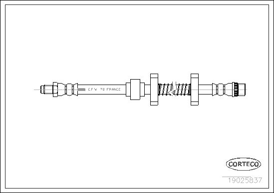 FLEXIBLE DE FREIN CITROEN XM  0705